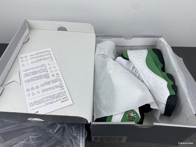 HYPE DB6537- 13 Green White Retro Jordan 4172 Trendy Lucky 1014